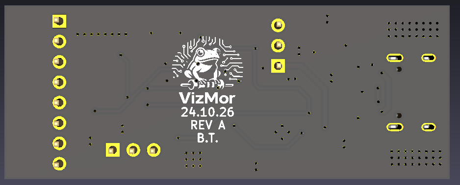 Spodní strana PCB