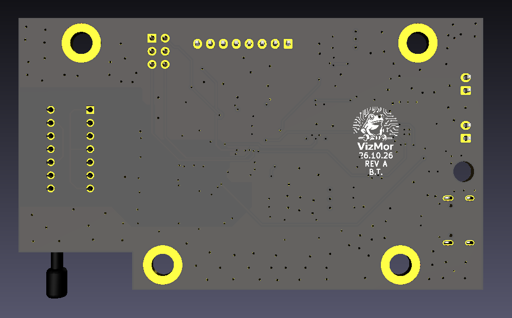Spodní strana PCB